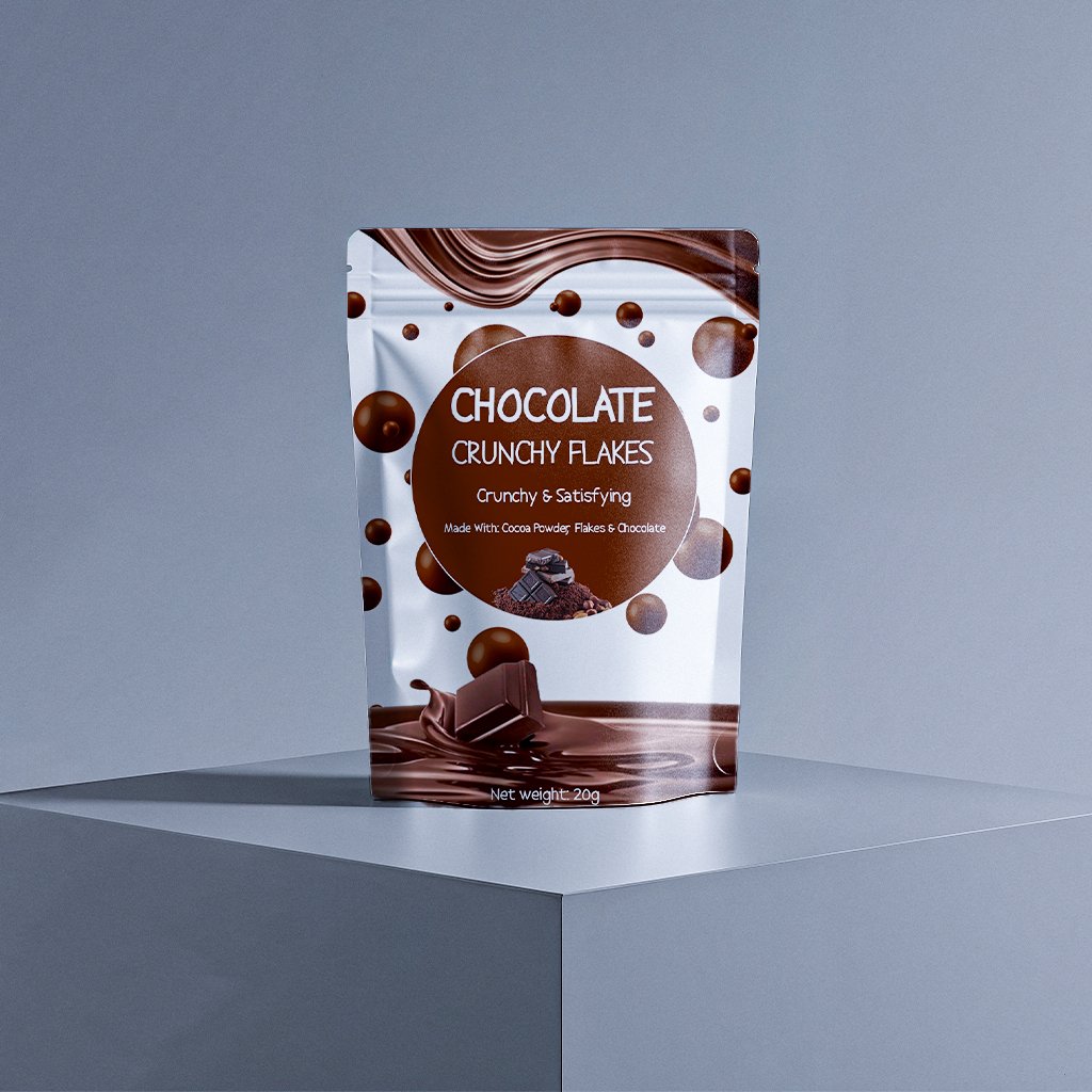 XpressPixels's tweet image. Day 84✨ — The Sweet Finale of Week 12! 🍫

We’re wrapping up our Product Labels &amp;amp; Infographics Week with something irresistibly delicious — Chocolate Crunchy Flakes! 😋

#photoshoptutorial #graphicdesign #ProductLabel #100DaysDesignChallenge #XpressPixels