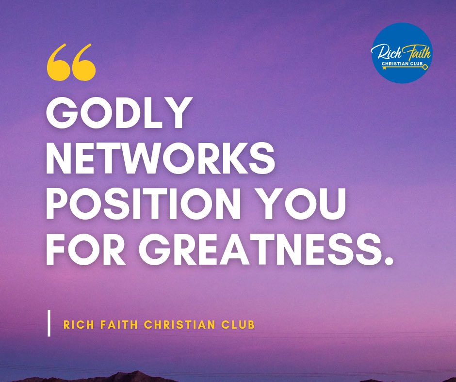 RichFaithClub's tweet photo. As we head into the new week, may God position you in the direction of the people He has placed in your path to ease yojt way through life. 

Happy new week. https://t.co/bs0LTQ4UWS