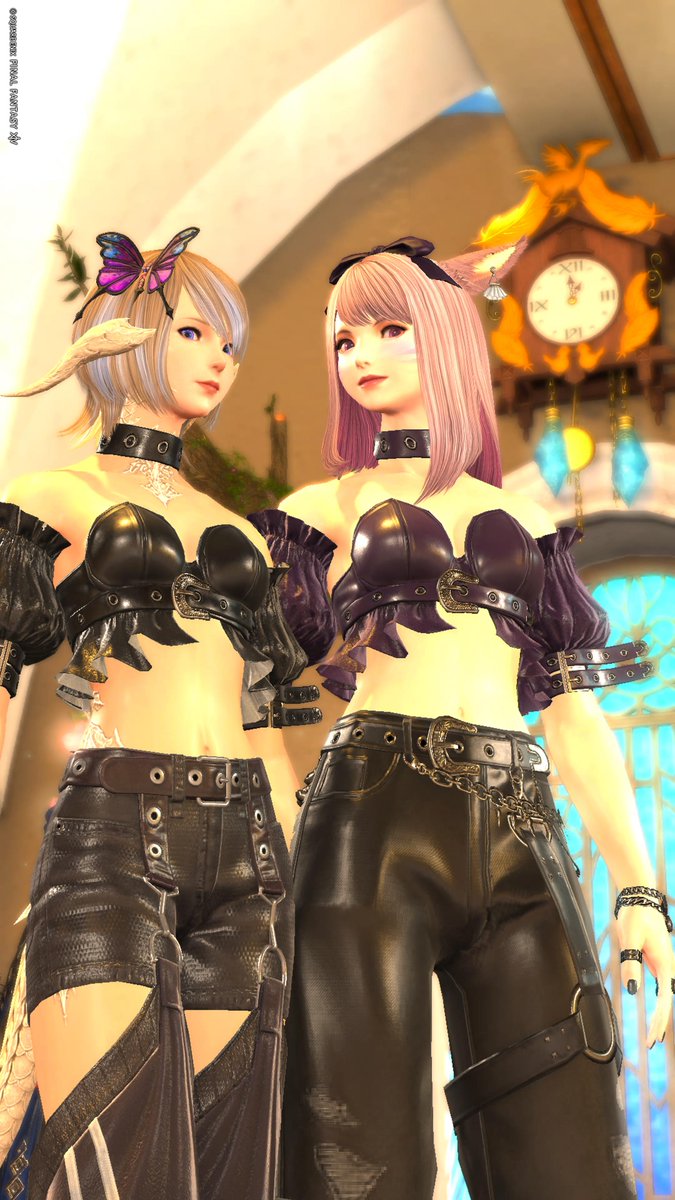 太もも神なのに。。。太ももがお隠れに( ノД`)…
※このあと顕になった✨ #FF14SS #FF14