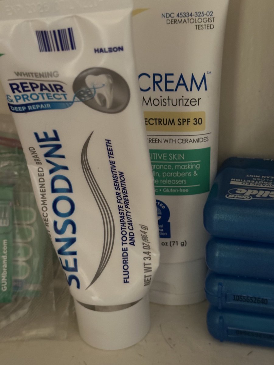 Product design: half the time I smear toothpaste on my face and brush my teeth with sunblock.