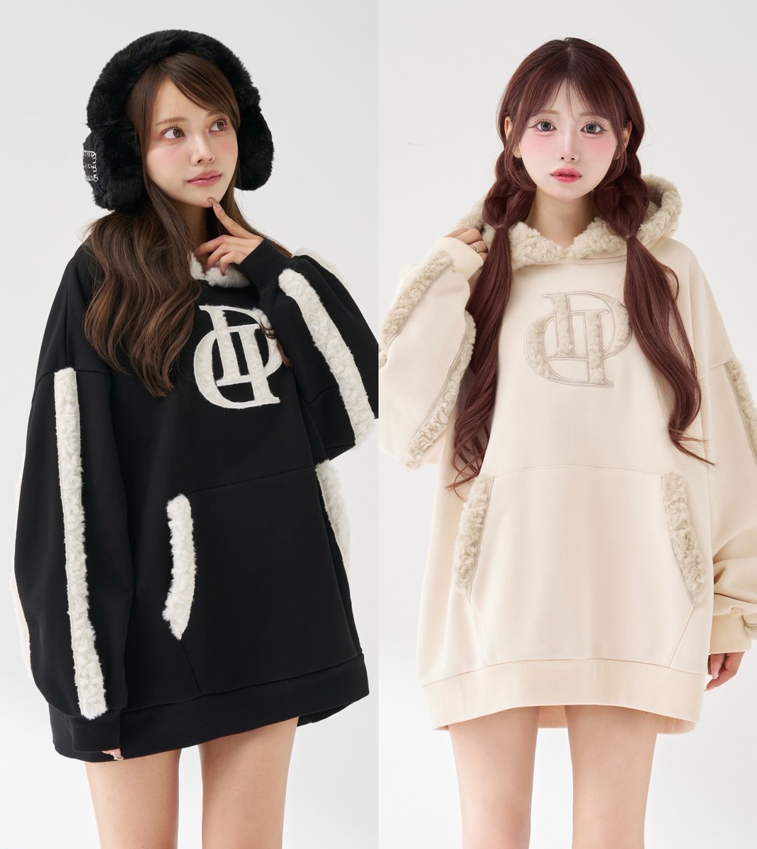 ⋱ 𝐶𝑜𝑚𝑖𝑛𝑔 𝑠𝑜𝑜𝑛 ⋰ シーズンムード漂うボアスウェット♡ゆる