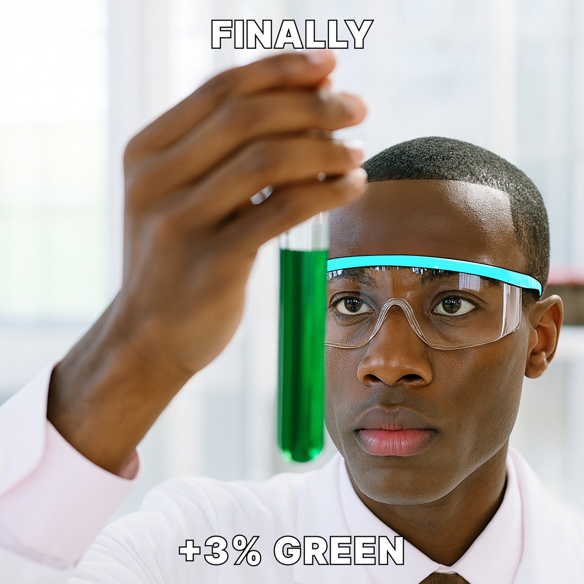 finally some green