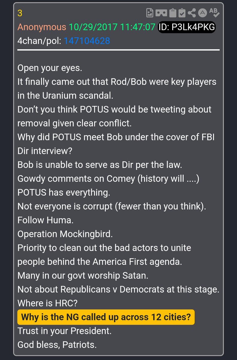 Very soon people are going to understand how real Q is. Portland 1, San Francisco 2, Oakland 3, Los Angeles 4,Baton Rouge 5, Memphis 6,St Louis 7, Chicago 8, New Orleans 9, Washington D.C. 10, Baltimore 11, New York City 12.
Trust the plan.