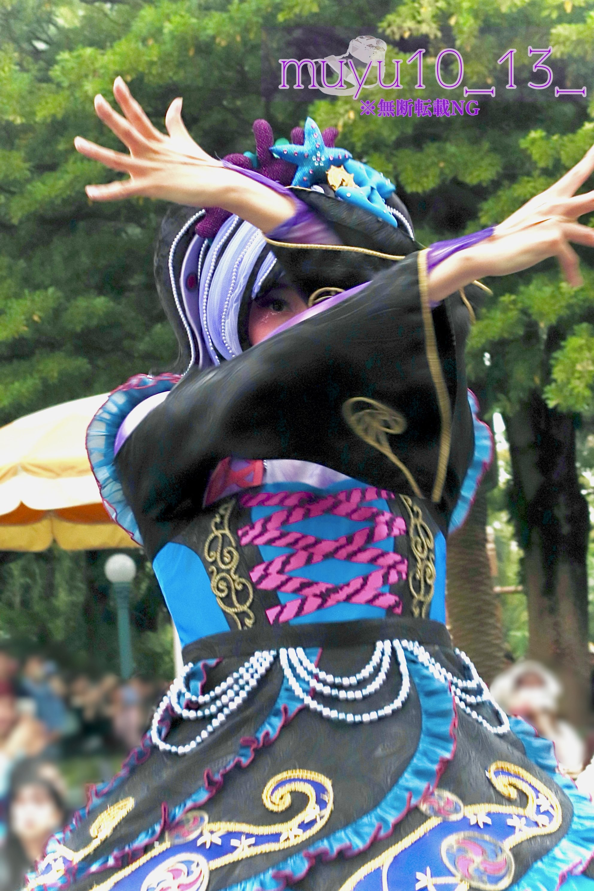 【即納】into the Frenzy　フレンジー仮装　クラゲ 即納】アースラダンサー フレンジー仮装 クラゲ な様 衣装 オウム