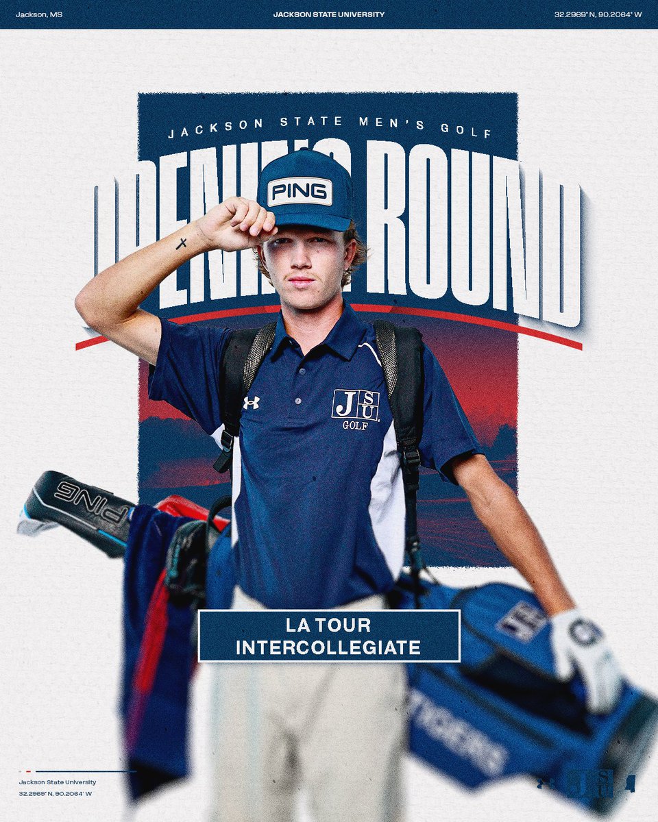 gojsutigersgolf's tweet image. Opening Round

🆚 | LaTour Intercollegiate
📍 | Mathews, La.
⛳️ | LaTour GC
⏰ | 7:45 a.m.

#TheeILove | #BleedTheeBlue | #TheeFormula