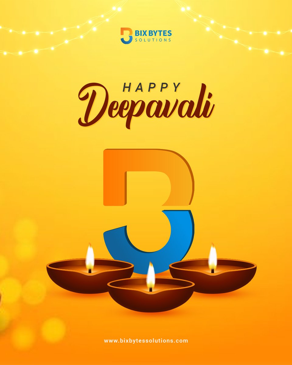 BixByteSolPvLtd's tweet photo. May the glow of Deepavali inspire positivity, creativity, and growth in everything you do.

Wishing everyone a festival filled with light, laughter, and new beginnings.

Happy Deepavali from Team Bix Bytes!

#Deepavali2025 #FestivalOfLights #Teambbs #Celebration https://t.co/Xm80k9WLfA