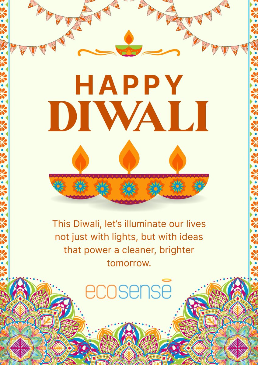 HelloEcosense's tweet photo. Happy Diwali ! https://t.co/7VNcUxZWq6