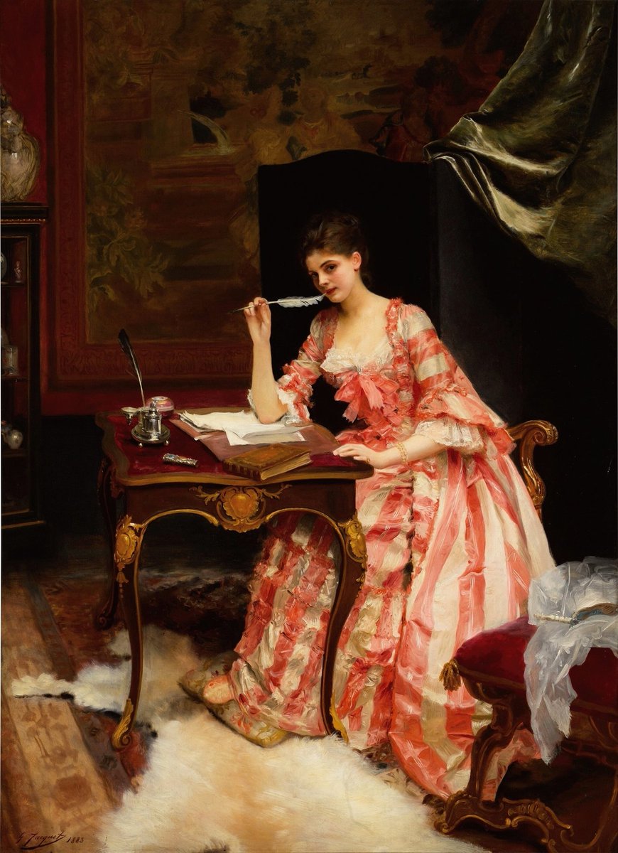 "The love letter"
{1883}
By ~ Gustave Jean Jacquet