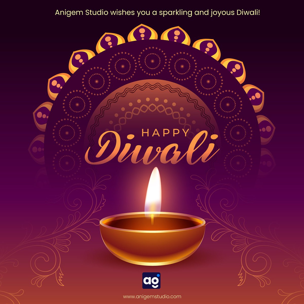 Anigem_Studio's tweet image. ✨🪔 Anigem Studio wishes you a sparkling and joyous Diwali! May the festival of lights fill your life with happiness, prosperity, and endless. Happy Diwali! 🌟🎆 #HappyDiwali #FestivalOfLights #anigemStudio