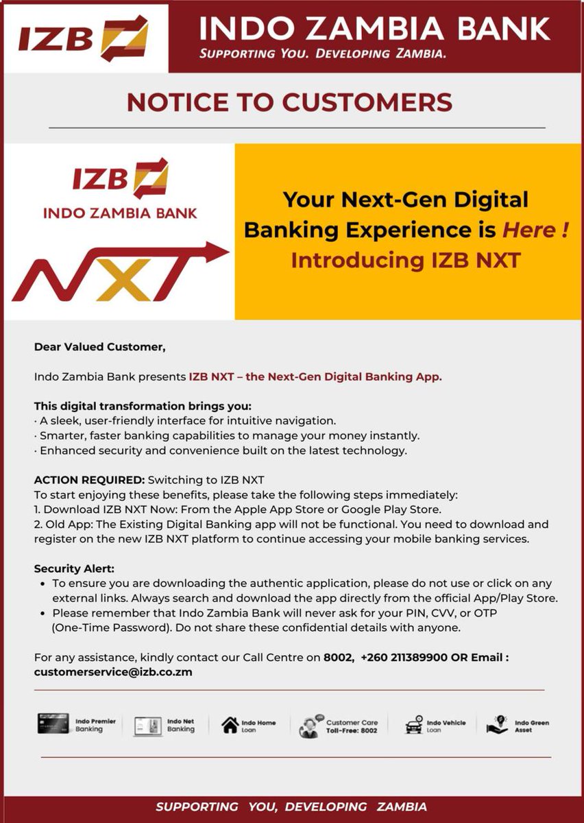 We promised you something BIG! Your Next-Gen Digital Banking Experience is  Here! Introducing IZB NXT - the Next-Gen Digital Banking App. This digital  transformation brings you: · A sleek, user-friendly interface for, image size:852x1200