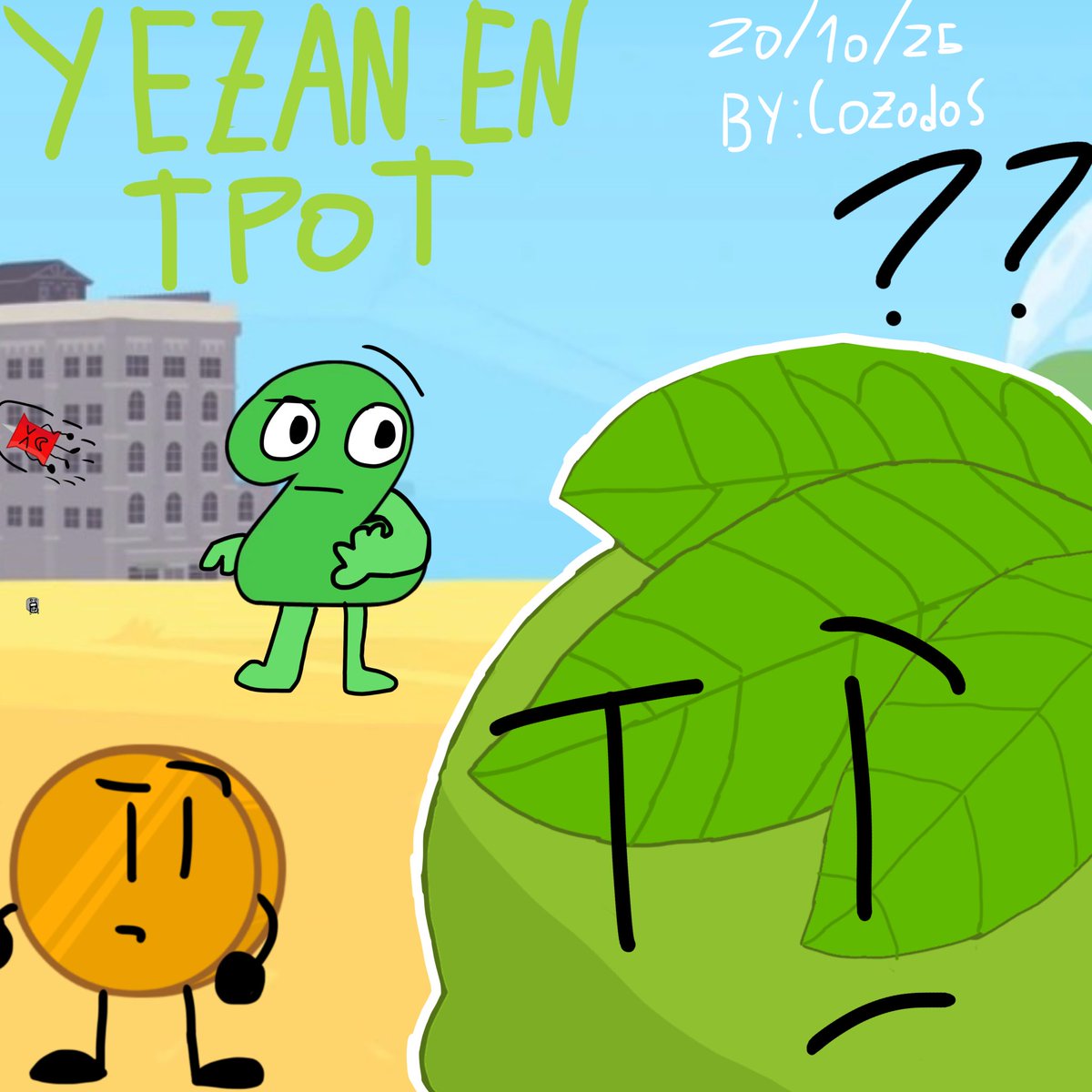 MiniHugoGamer's tweet image. Yezan si estuviera en un Object Show; (BFDI/TPOT, The Power Of Two)

1/3 Arte principal 
2/3 Vista más clara del diseño de Yezan.
3/3 Diseño de Yezan sin fondo

Es la primera vez que hago un fanart de Yezan. Espero que le guste (hice lo mejor que pude :D)
@Yezan135