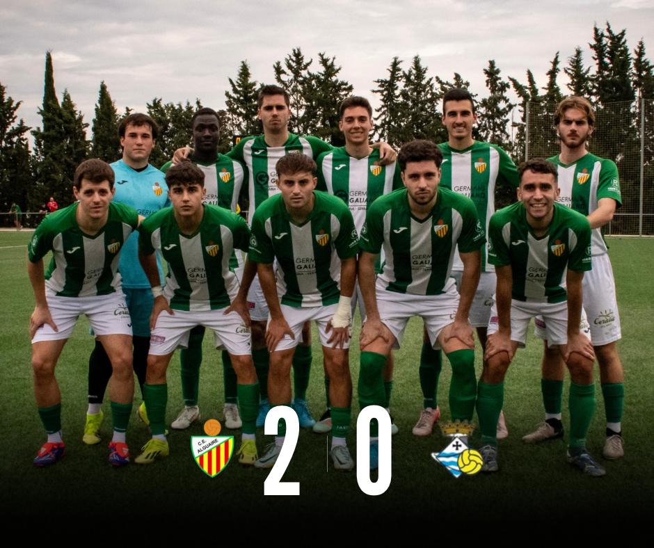 CE Alguaire (@alguairece) on Twitter photo Bon dia!
Ahir treballada victòria al Municipal davant el Guissona per 2-0. Gols de Reluy i Gerard.
Més info a les nostres xx ss:
facebook.com/alguairece
instagram.com/c.e.alguaire
I les fotos del partit a:
linktr.ee/CEAlguaire Bon dia!
Ahir treballada victòria al Municipal davant el Guissona per 2-0. Gols de Reluy i Gerard.
Més info a les nostres xx ss:
facebook.com/alguairece
instagram.com/c.e.alguaire
I les fotos del partit a:
linktr.ee/CEAlguaire