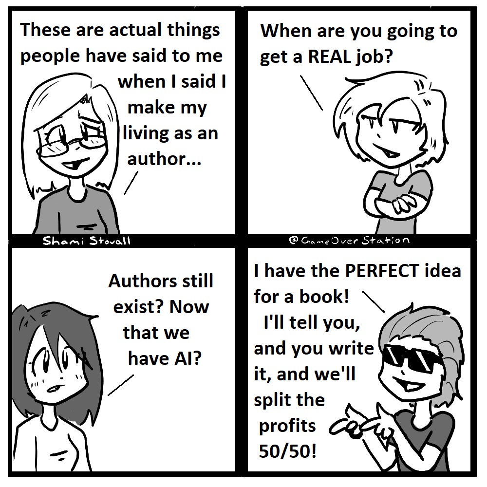 GameOverStation's tweet image. This have all happened to me, rofl

#booktwt #comics #webcomics