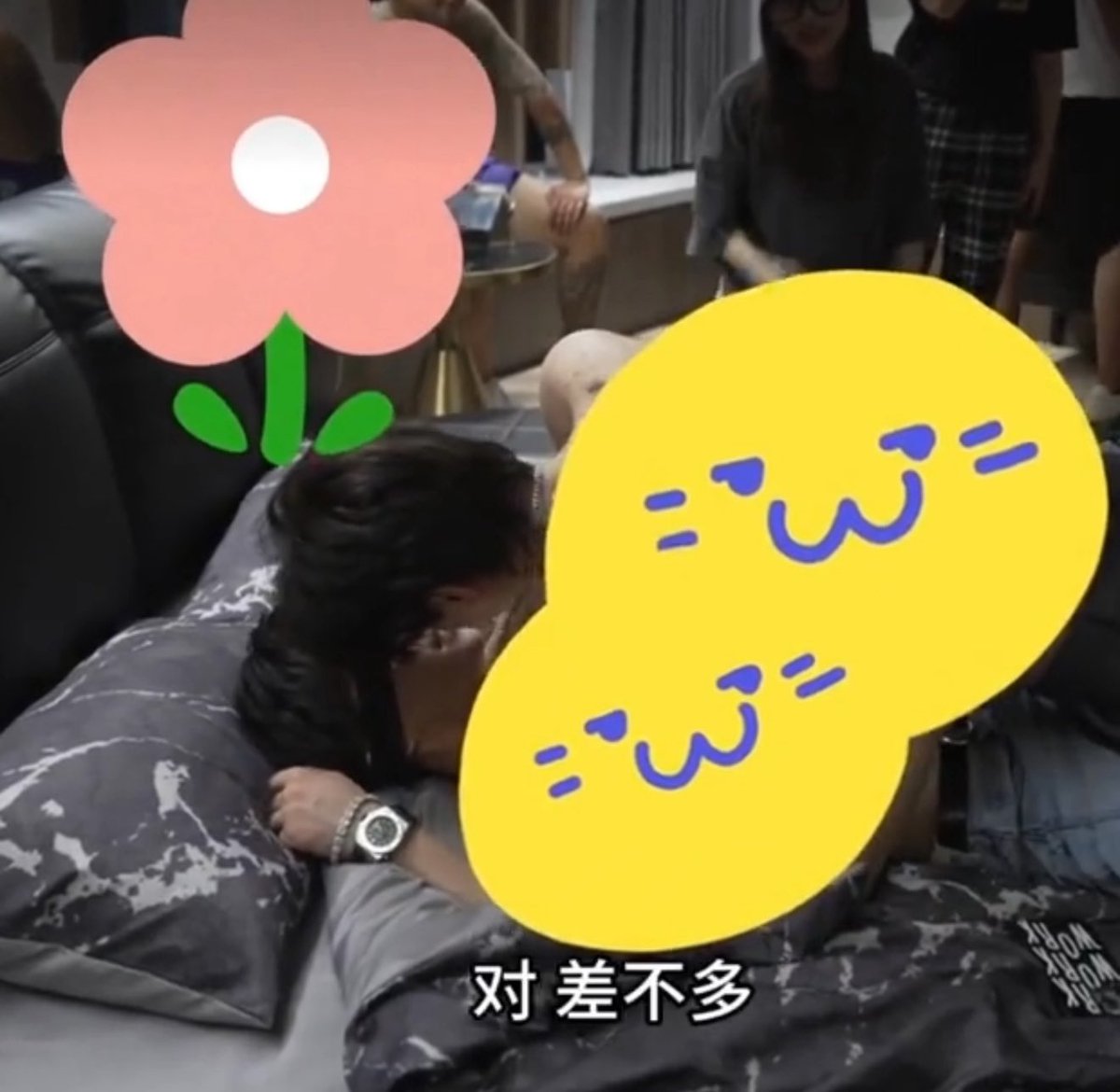 notmimicode's tweet image. the stickers are making the video look worsen than it is 😭