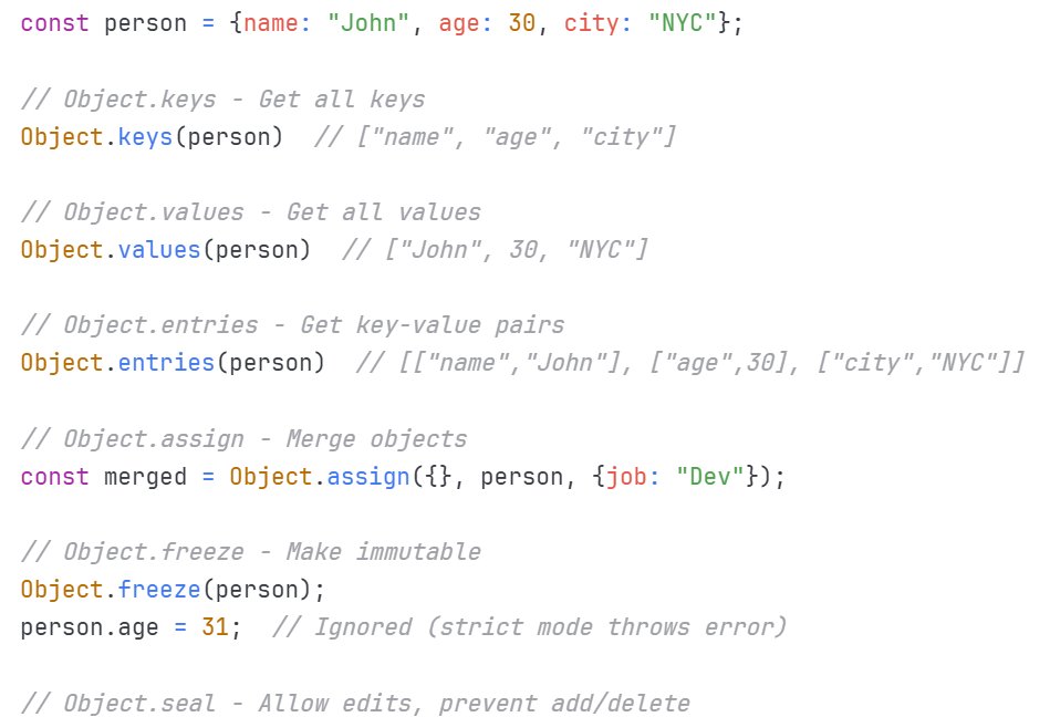 ShubhDJ191's tweet image. 🗂️ ADVANCED OBJECT METHODS:
These methods give you full control over objects
#JavaScript #Objects #javascriptframeworks #programming #coding #webdev #developer #frontend #ES6 #javascriptdeveloper #tech #softwaredevelopers