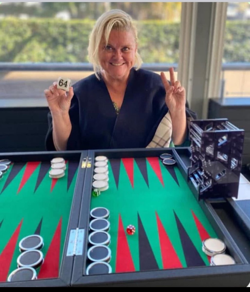 BackgammonMax's tweet photo. Happy birthday 🎂 to one of the Gold Coast’s favourite Backgammon players Sasha Bristow 
#FriendsofBackgammon https://t.co/6vthnGhZ45