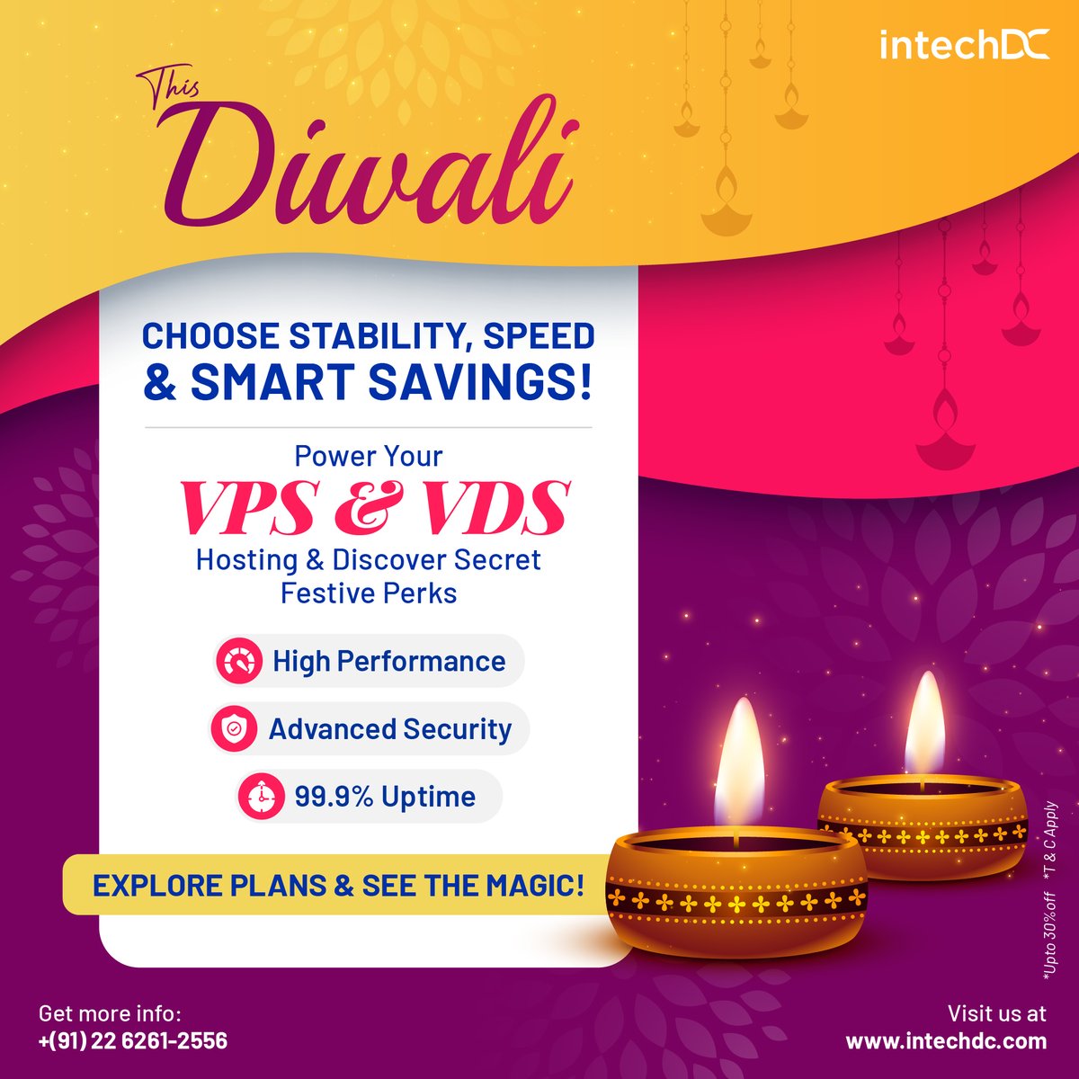 DcIntech's tweet image. intechdc.com/diwali-offer