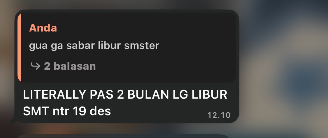 dumposhy's tweet photo. gak sabar libur semester.. 2 bulan lagi 😊 https://t.co/99brcXsTH2