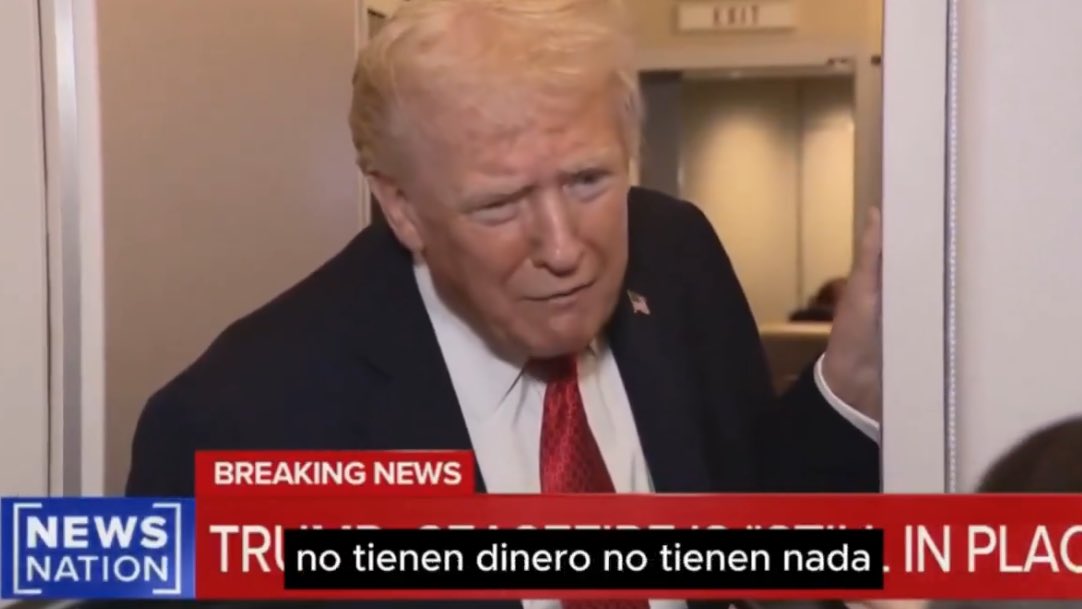 Quién hubiese dicho que la primera bomba en los primeros minutos de esta semana electoral la iba a tirar trump