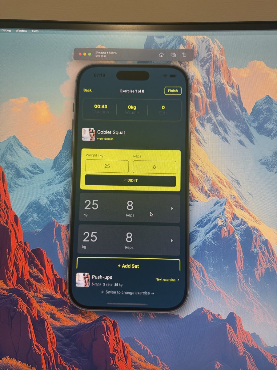 It's 7:15 AM happy Monday 😄
Working on my side project before hitting the office (9-5).