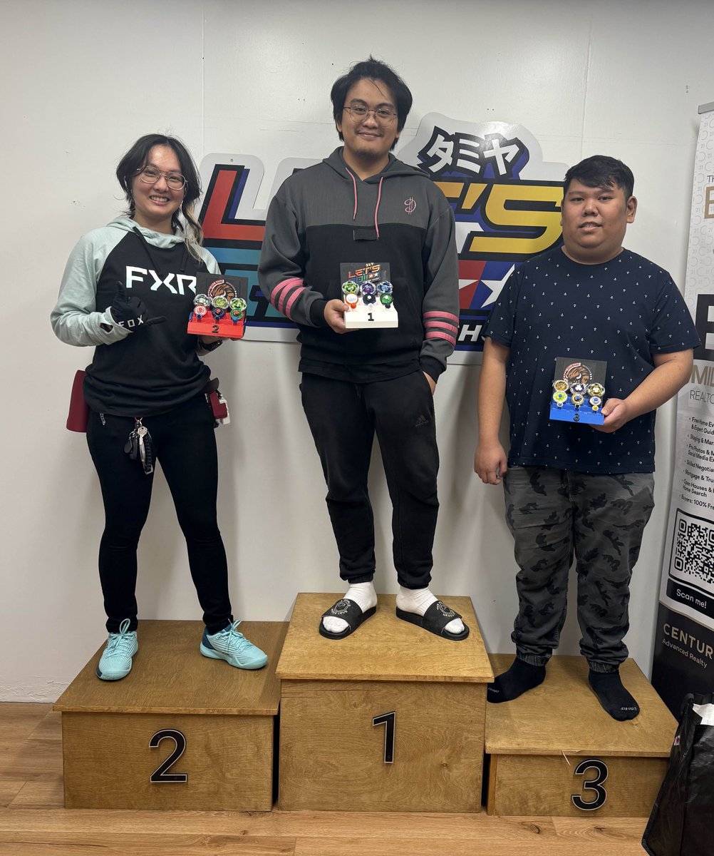 CrimsonQrow's tweet photo. Lost my first game in the bracket but locked in and believed in the lower bracket run

#beybladex
#ベイブレードX 
#TyrannoBeat 1-70R
#HoverWyvern 9-60LR
#WizardRod 1-60H https://t.co/iPu9W4Z8Lu