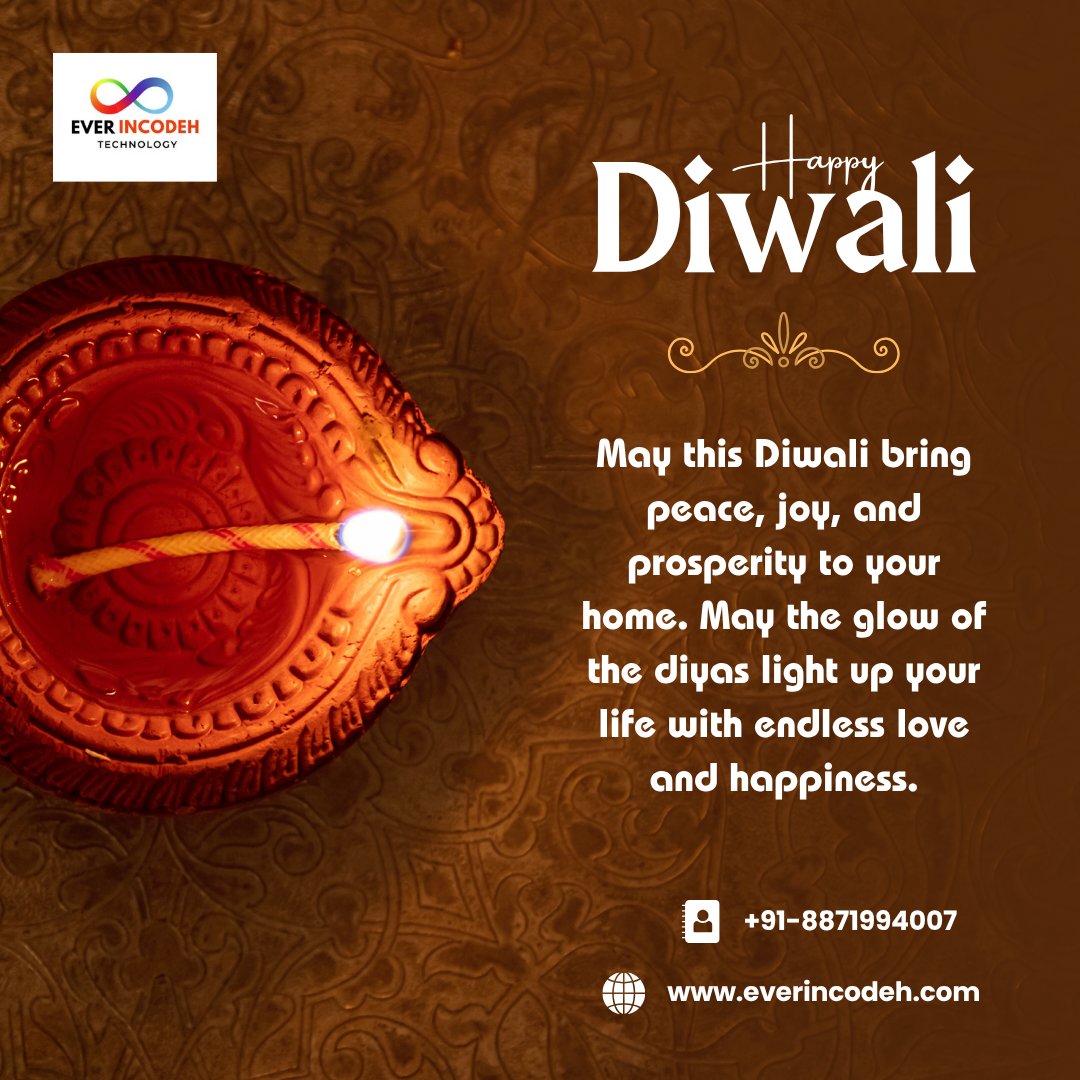 everincodeh's tweet image. ✨ Happy Diwali from Everincodeh! ✨
May this festival of lights bring joy, innovation &amp;amp; growth.
We deliver software solutions &amp;amp; scalable remote teams to startups &amp;amp; SMEs worldwide. 💡

#HappyDiwali #Everincodeh #StaffAugmentation #SoftwareDevelopment #Innovation
