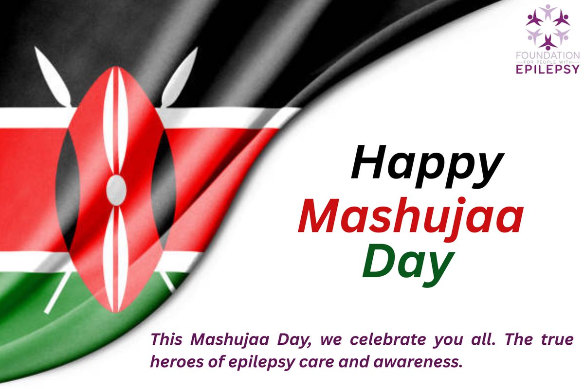 FPEKenya's tweet photo. Happy Mashujaa Day! Heroes come in many forms.
Some live with epilepsy, breaking barriers every day.
Some care for loved ones quietly.
Some educate, advocate, and give hope.
This Mashujaa Day, we celebrate them all, the true heroes of epilepsy care and awareness. 
#MashujaaDay https://t.co/hy9C7i72tc