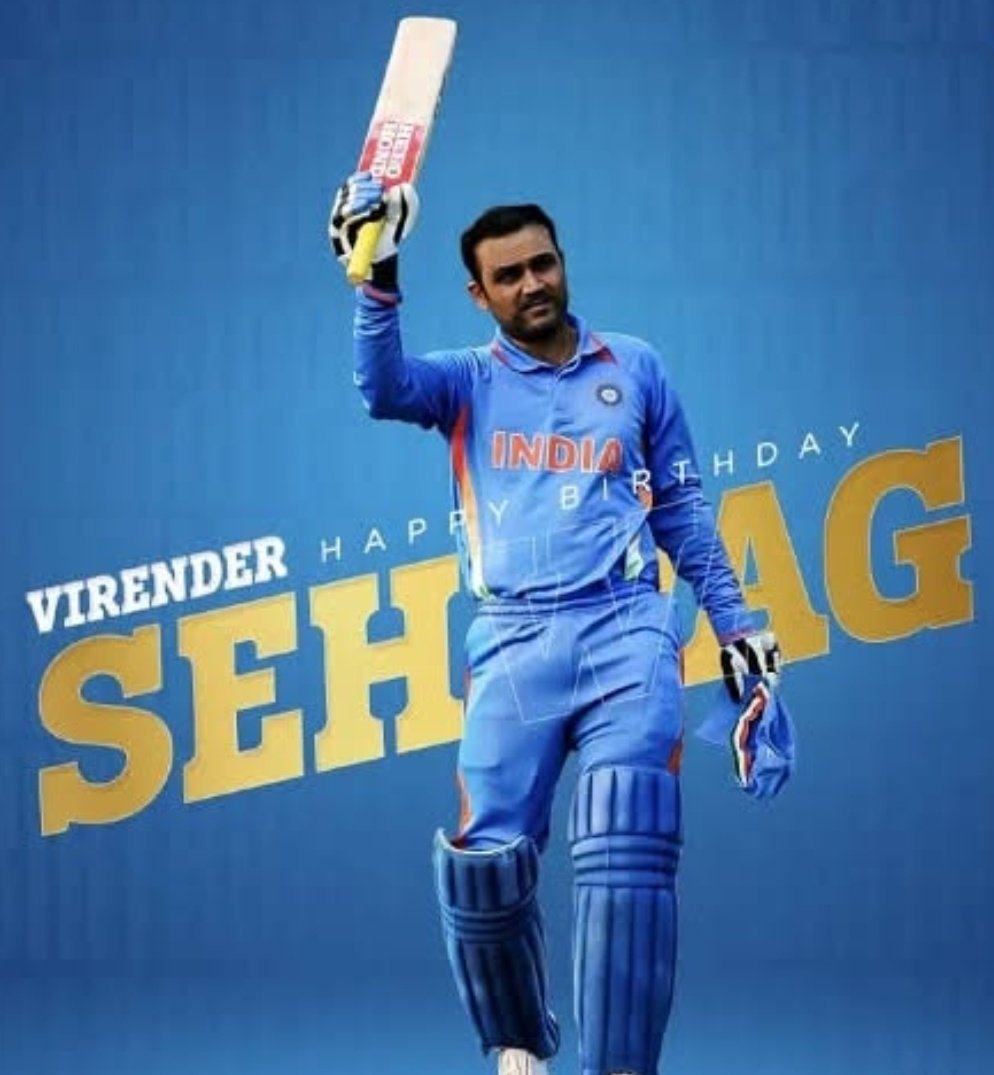 itzsecondself's tweet image. 8,586 Test runs.
8,273 ODI runs.
104.34 SR in ODIs.
82.23 SR in Tests.
319 (304) in Tests.
309 (375) in Tests.
293 (254) in Tests.
254 (247) in Tests.
219 (149) in ODIs.
World Cup winner.
T20 WC winner.
HAPPY BIRTHDAY- VIRENDER SEHWAG.