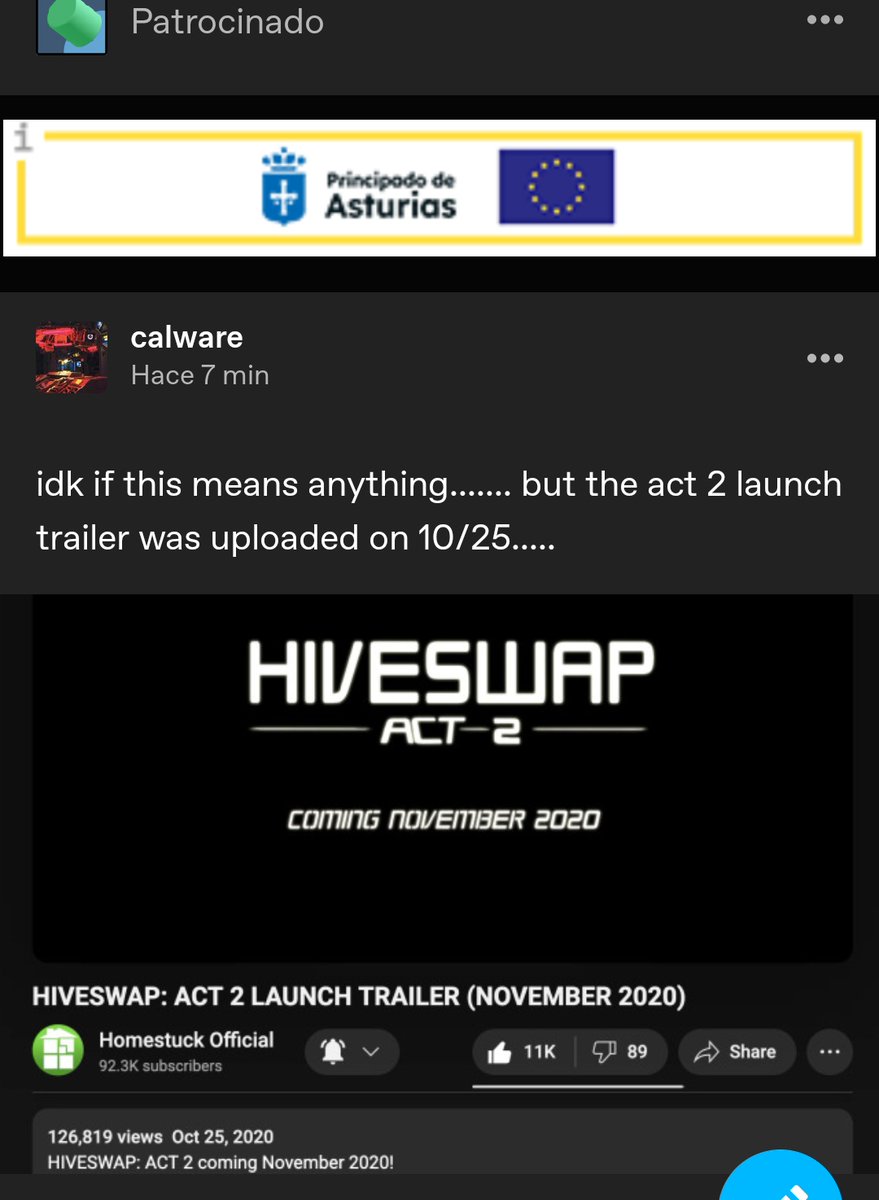 Me acabo de levantar he visto esto y pensé que esto era un solo post e intentaba descifrar que tenía que ver Asturias con hiveswap