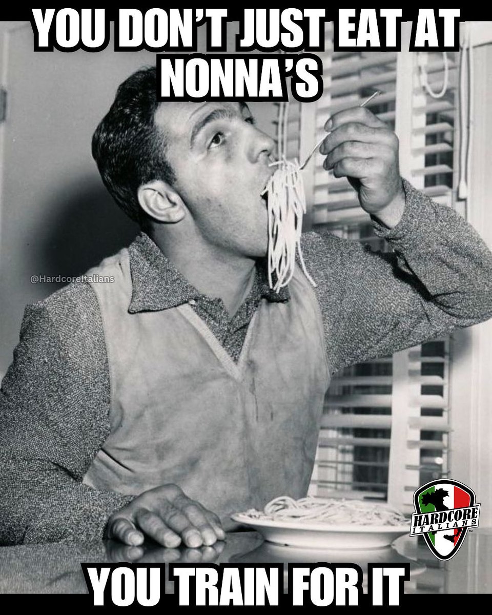 If you know, you know. 🍝🇮🇹