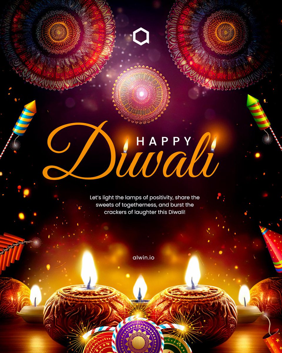 AlwinTechnology's tweet image. ✨Let’s light the lamps of positivity, share the sweets of togetherness, and burst the crackers of laughter this Diwali! 🪔

 #HappyDiwali #WeAlwinTechnologies #FestivalOfLights