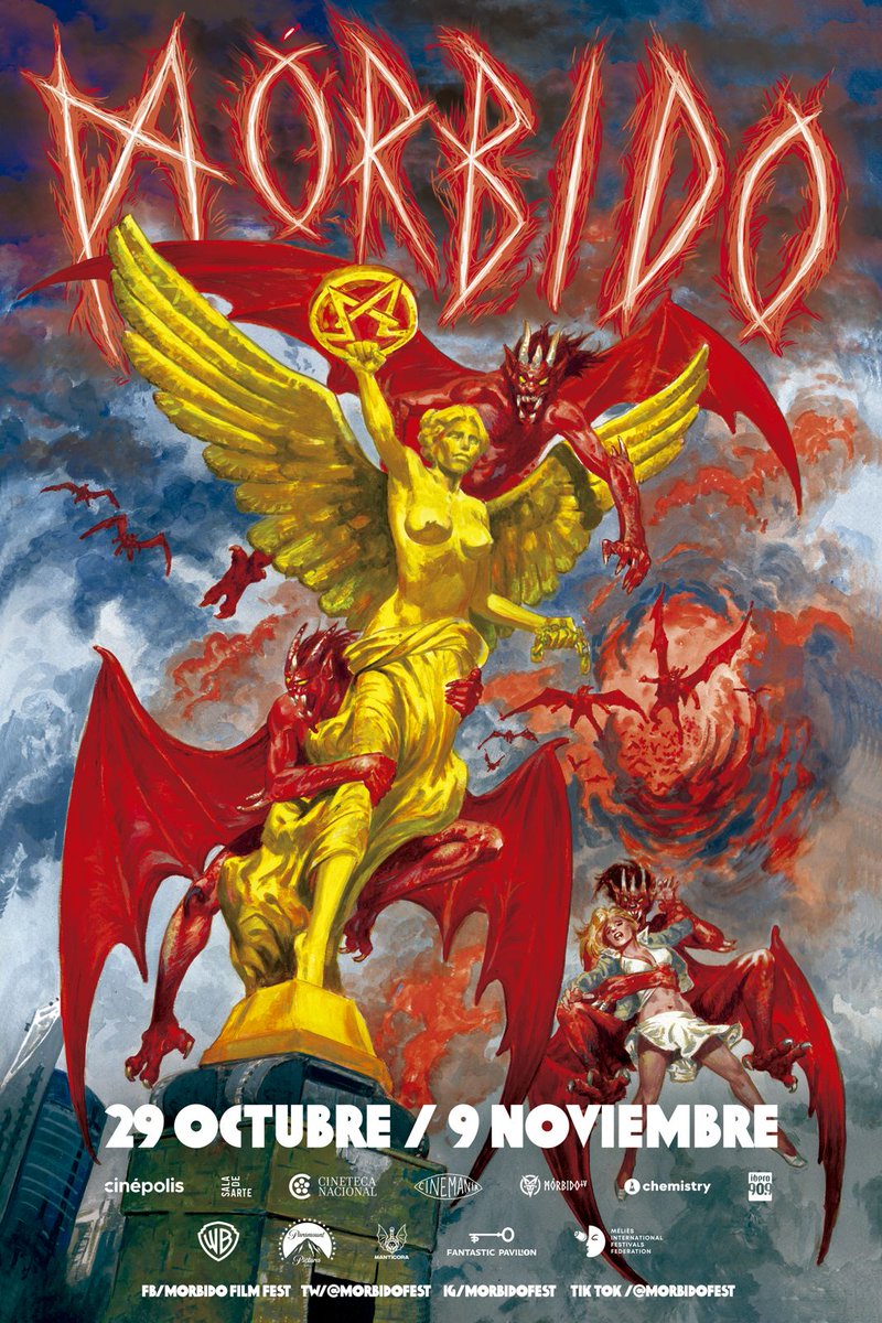 .<a href="/morbidofest/">MORBIDO FEST</a> has unveiled the devilish poster for its upcoming 2025 edition, set to take place in Mexico City from October 29 to November 9. 

#MórbidoFest #FantasticPavilion