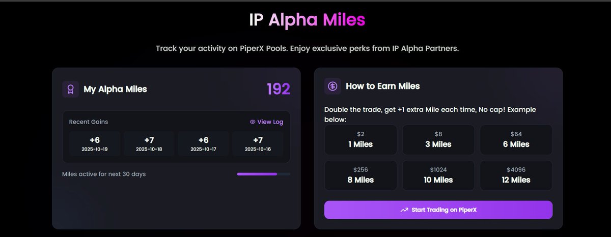 HStarc866's tweet image. This month’s @PiperxProtocol  perks are here,
Redeem 1250 @Aria_Protocol  Points for 108 Alpha Miles.
Every burn is a note in the bigger onchain composition.
From tracks to tokens, from music to ownership, the culture’s turning onchain.
#Aria #PiperX