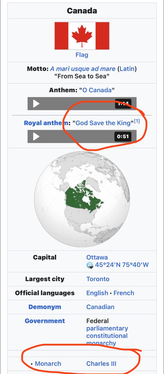 The irony. She’s from Canada.