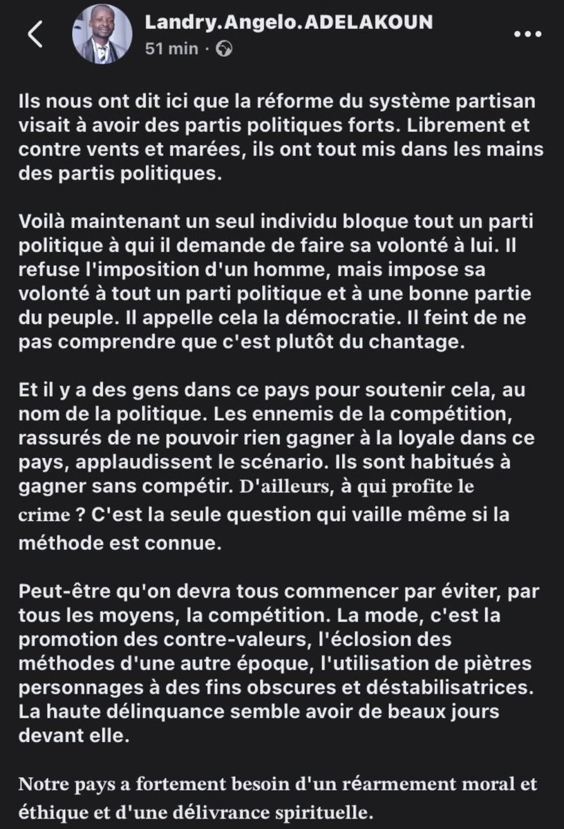 229Etranges's tweet photo. Merci @LandryAdelakoun 

Nos parents nous ont appris à ne pas trahir.

Excellente journée à tous. https://t.co/UejtnFm5tJ