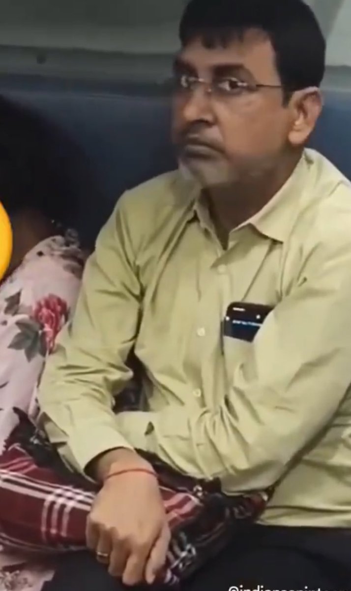 This man needs to be identified and arrested under POCSO Act.