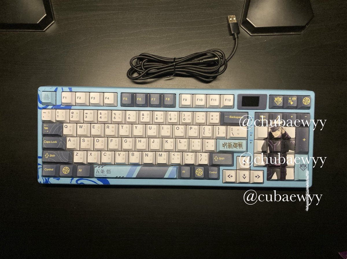 chubaewyy's tweet photo. คีย์บอร์ดโกโจ ( used like new ) 
* ไม่มีกล่อง *

price : 2000 ( free shipping )

– ตอนนี้ไม่มีขายในช้อปปี้แล้วนะคับ

สนใจdm

#ตลาดนัดjjk #ตลาดนัดจจส #ตลาดนัดjujutsu #ตลาดนัดjujutsukaisen #ตลาดนัดมหาเวทย์ผนึกมาร https://t.co/UHyq2KLOjG