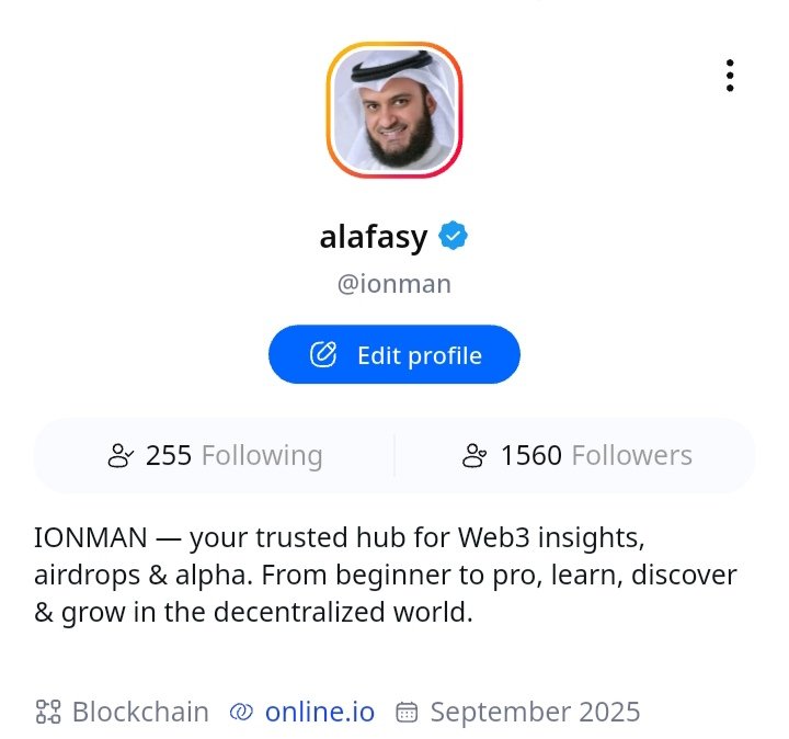 Alafasy1246's tweet image. Gm Snowmen ☃️
Step into the future with IONMAN on Online+ your gateway to Web3 freedom 🌐✨
Earn while you engage, learn while you connect, and grow while you explore 🔥
From airdrops to onchain insights, we’ve got everything you need to win big in this new digital era 💎💫