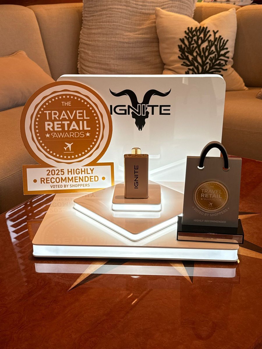 Exciting News from Cannes!

We’re delighted to share that Ignite V250 has been recognized as a Highly Recommended product in the Nicotine category at the prestigious Travel Retail Awards in Cannes!

Here's to Ignite V250 and the bright future ahead! Cheers!