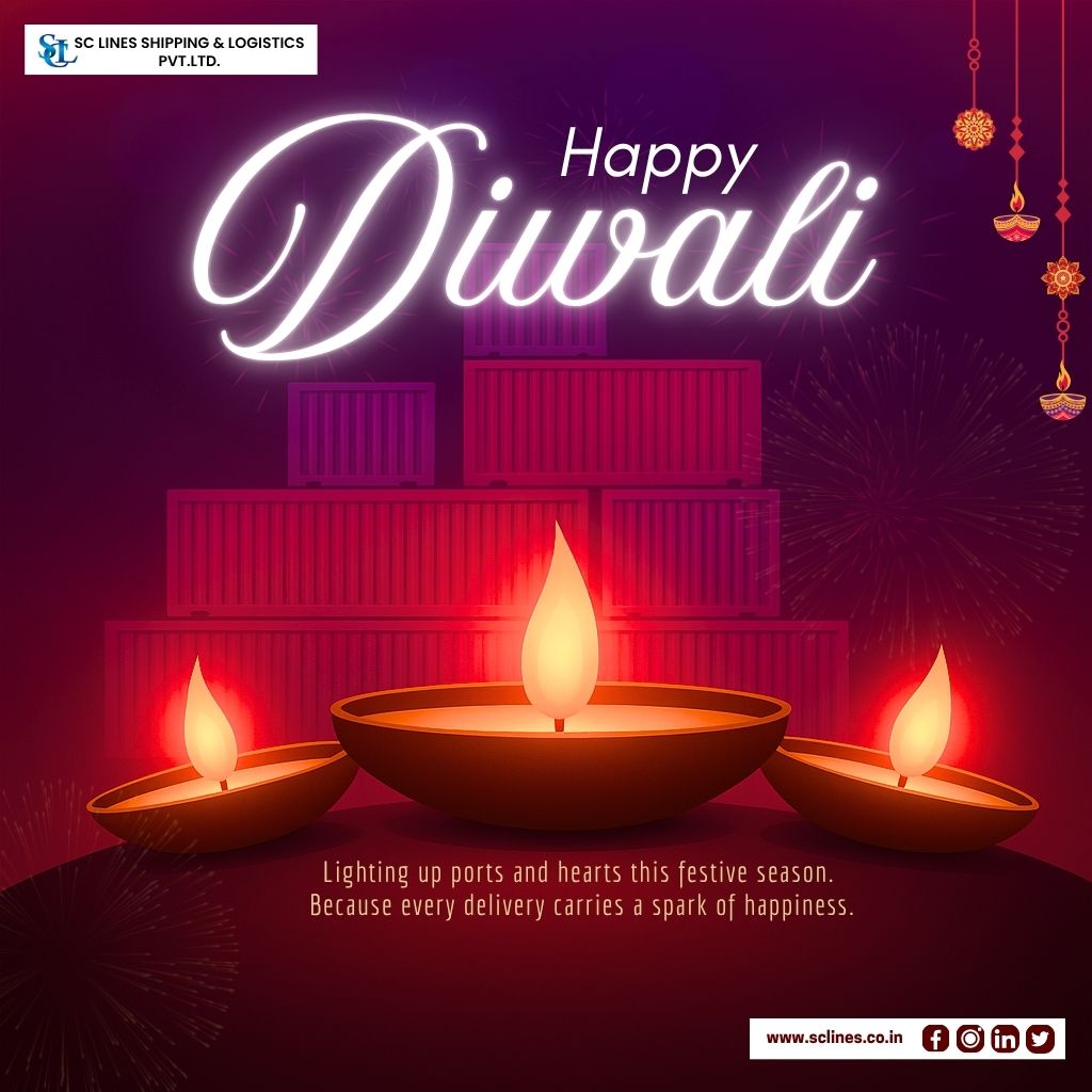 sc_lines's tweet photo. Roshan safar, har manzar naya,
Khushiyon se chamke har duaa.
Har shipment bane ek nayi umeed,
SC Lines ke saath ho safalta seedh.
Happy Diwali — delivering light across every sea and city. 🌸✨ https://t.co/D4m6bseeDP
