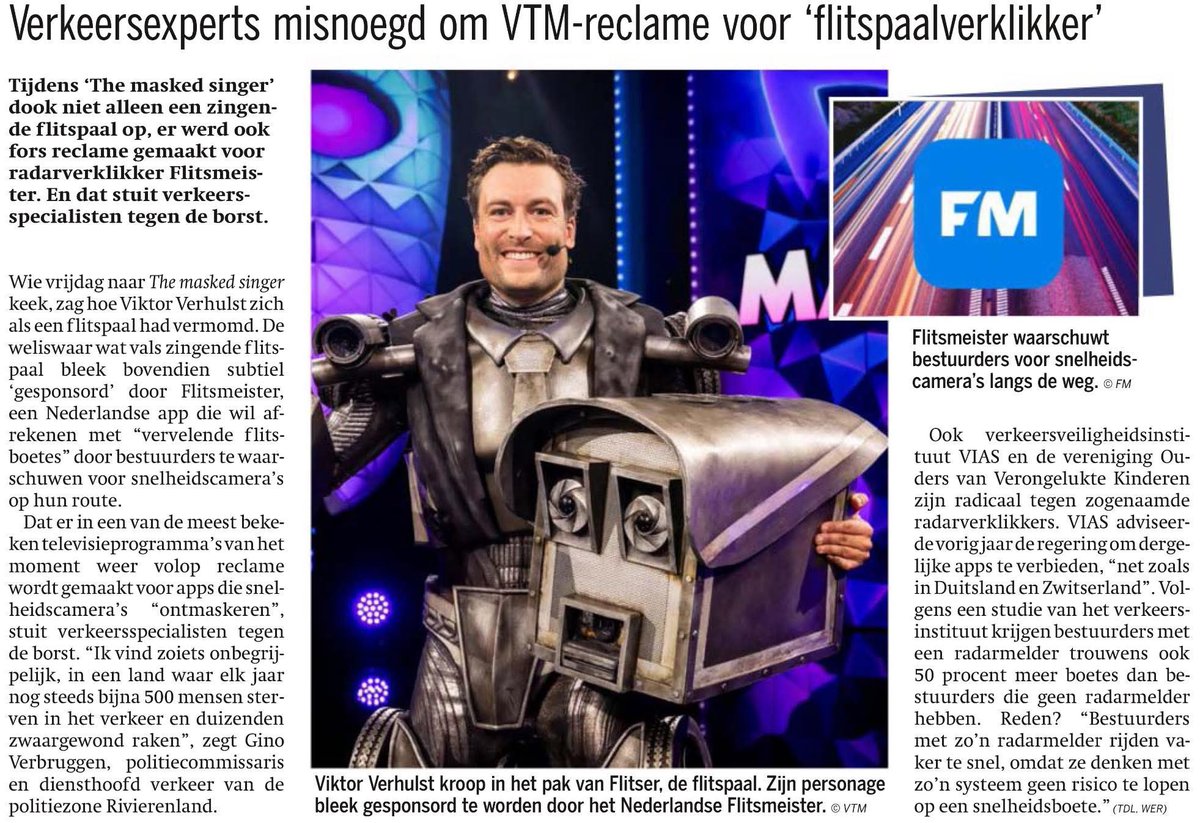 Hey, <a href="/DeTafelvanGert/">De Tafel van Gert</a>, gaat Viktor vanavond één van de gasten zijn? En gaat hij dan kritische vragen krijgen van zijn pa rond dit sponsorschap? Of was Gert er nét de bedenker van?