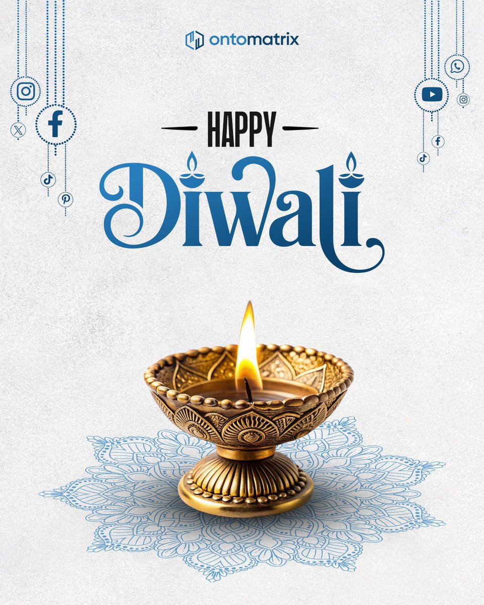 ontomatrix's tweet photo. Wishing you a prosperous and radiant Diwali!

#Diwali2025 #HappyDiwali #ontomatrix https://t.co/Ep3YjxeUin