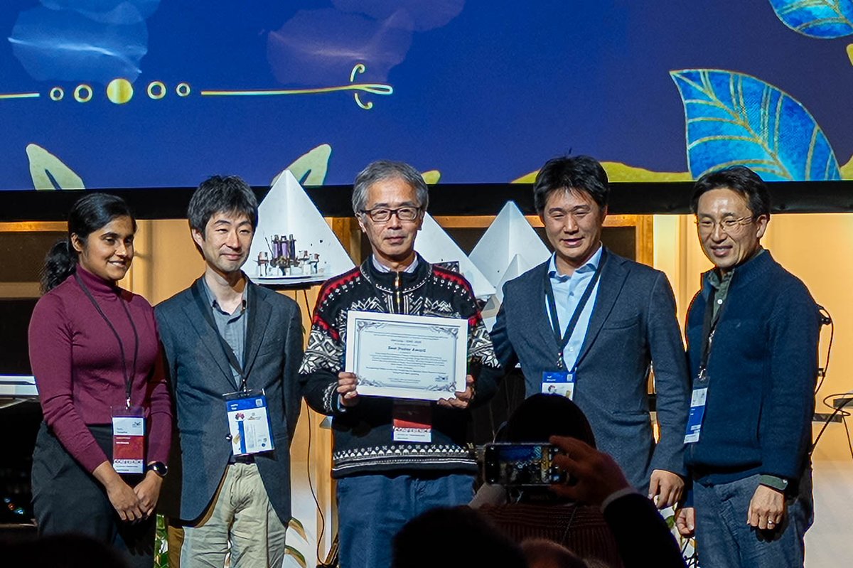 SezakiLab's tweet photo. We received the Best Poster Award at #ubicomp2025 in Finland. 

"Recognizing Hidden-in-the-Ear Private Key for Reliable Silent Speech Interface Using Multi-Task Learning"  

Xuefu Dong (UTokyo) is the first author of the paper.  
https://t.co/ZbPKoaUIX9 https://t.co/RSe8abmyKk