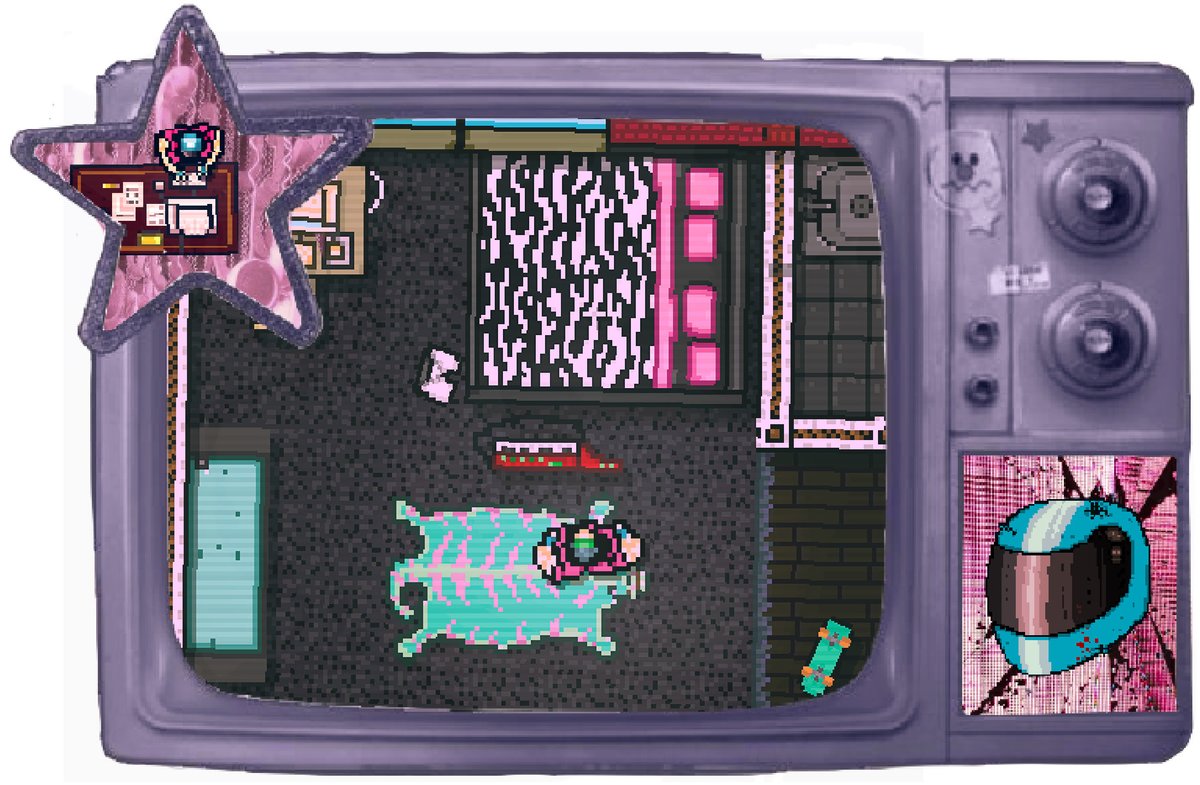 xxsjacket's tweet image. made some diva biker edits to add to my scrapbook lol
#hotlinemiami