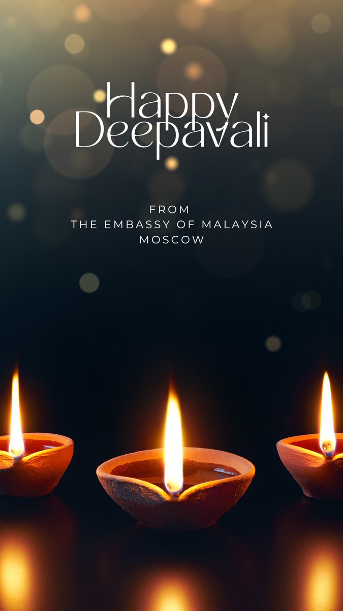 MYEmbMoscow's tweet image. The Embassy wishes all Malaysians and friends of 🇲🇾 in 🇷🇺, 🇦🇲 &amp;amp; 🇧🇾 a joyous and wonderful Deepavali. May the festival of lights bring much joy to you and your loved ones!