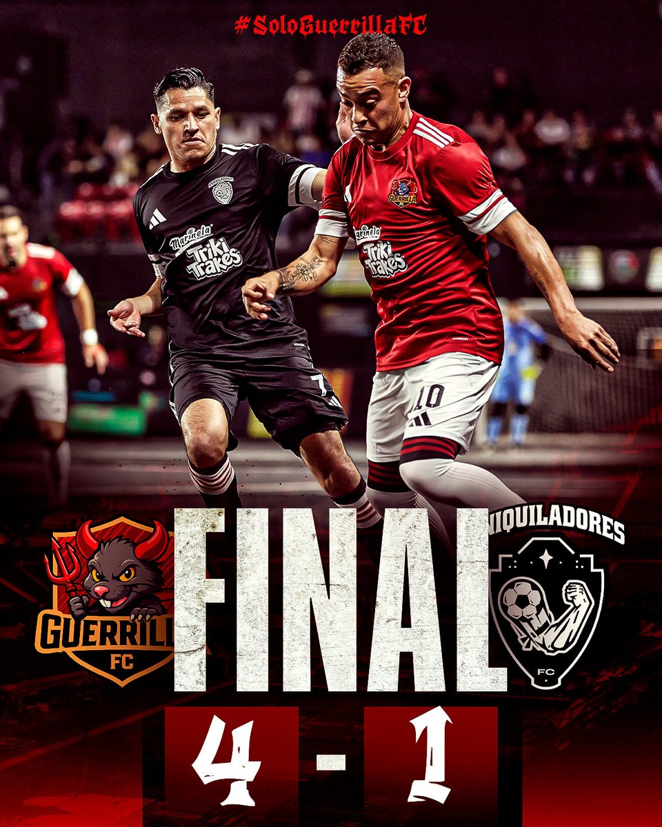GuerrillaFC's tweet photo. Lo volvimos a hacer 💪🏽💥 #GuerrillaFC #KingsLeagueamericas https://t.co/HusiCK32hb