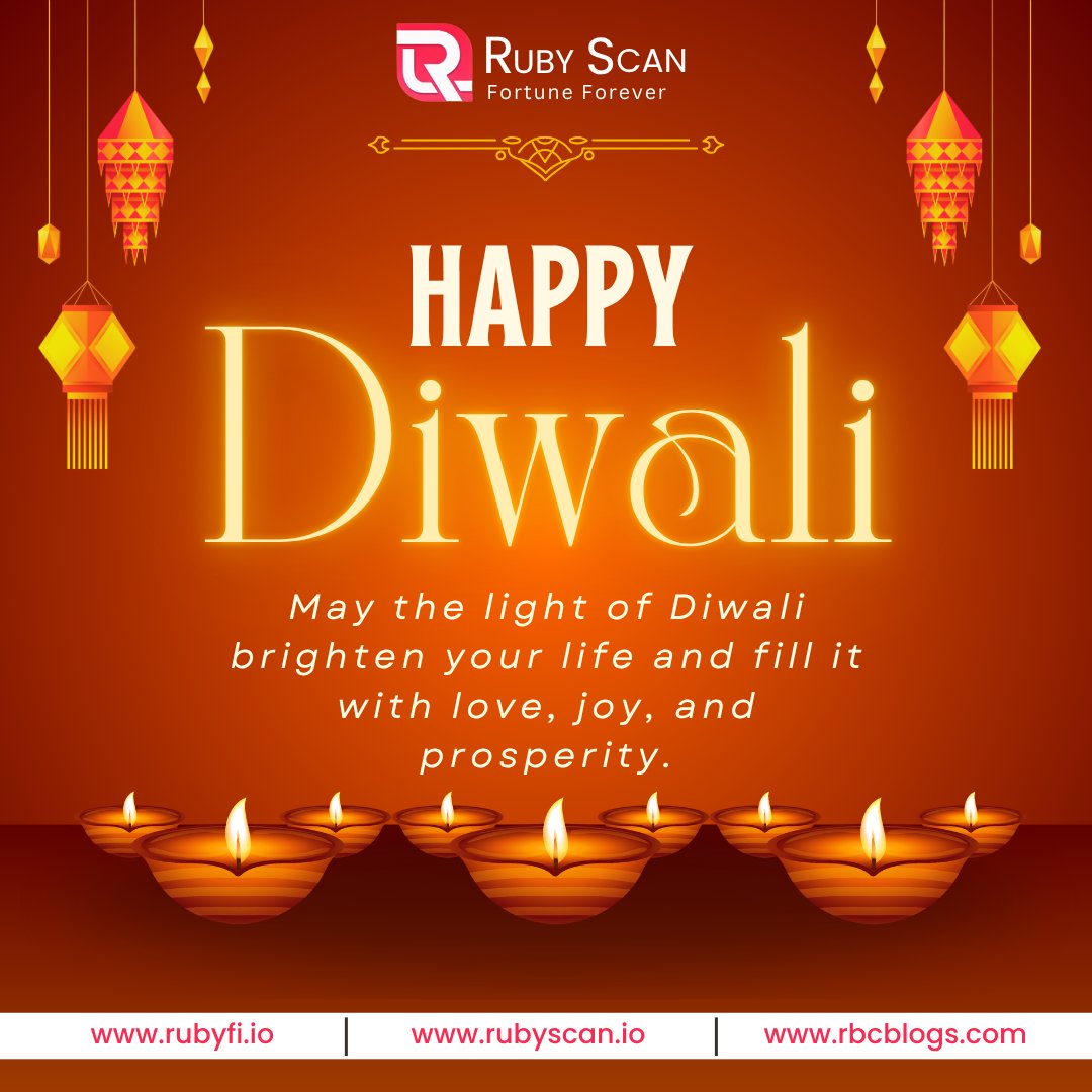 rubywebcast's tweet image. This Diwali, let your fortune shine as bright as Ruby Coin! ✨ #HappyDiwali #FortuneForever #RubyCoin #RubyScan #RubyBlockchain #Cryptocurrency