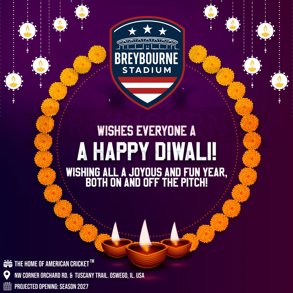 𝗛𝗮𝗽𝗽𝘆 𝗗𝗶𝘄𝗮𝗹𝗶.

This Diwali, may every spark light the path to new beginnings, brighter dreams, and enduring legacies. 

From our family at 𝗕𝗿𝗲𝘆𝗯𝗼𝘂𝗿𝗻𝗲 𝗖𝗿𝗶𝗰𝗸𝗲𝘁 𝗖𝗹𝘂𝗯, wishing you a season filled with warmth, joy, and light — on and off the field.