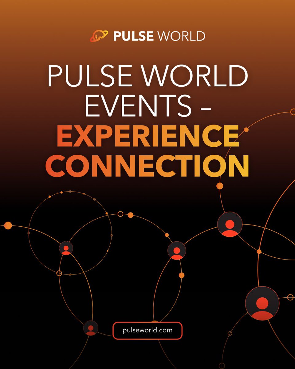 🌍 Concerts. Conferences. Meetups. Pulse World = immersive events like never before 👉 info.pulseworld.com/architecture/p…

#PulseWorld #ImmersiveEvents #Web3