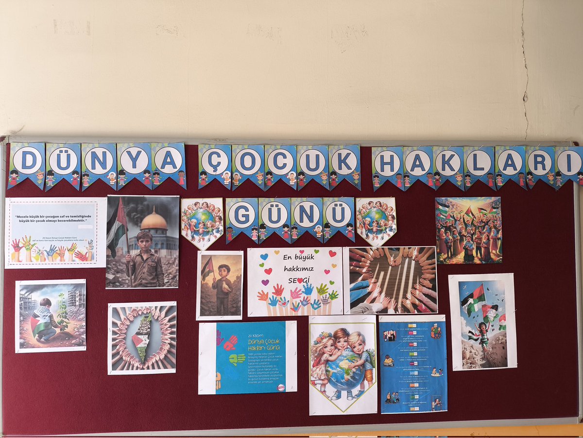 Gazze'de unutulan çocuklarında hakkının arandığı bir dünyaya uyanmak dileğiyle #DünyaÇocukHaklarıGünü
<a href="/OmerliMem/">Ömerli İlçe Milli Eğitim Müdürlüğü</a> <a href="/mardinilmem/">Mardin İl Millî Eğitim Müdürlüğü</a> <a href="/tcmeb/">Millî Eğitim Bakanlığı</a>
